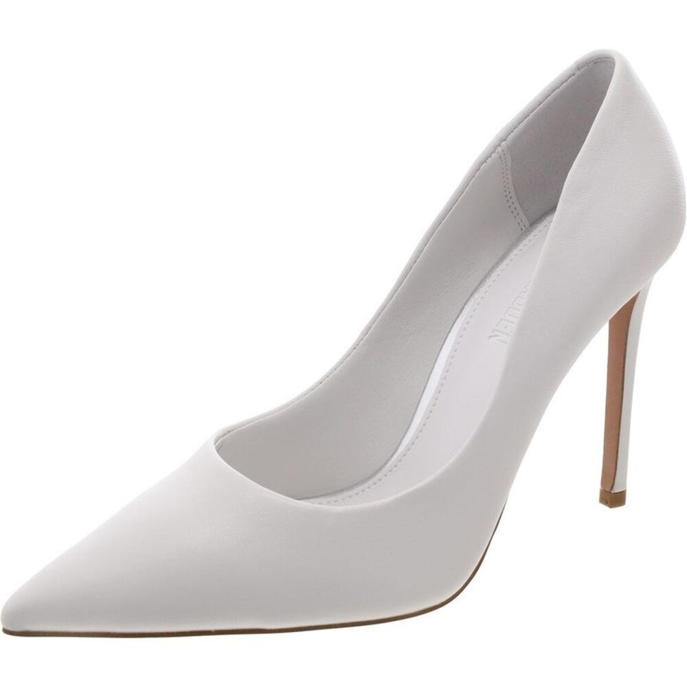 Steve Madden White Stiletto Heels